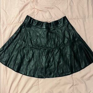 Black Leather Skirt